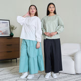 Pleated Sleeve Blouse