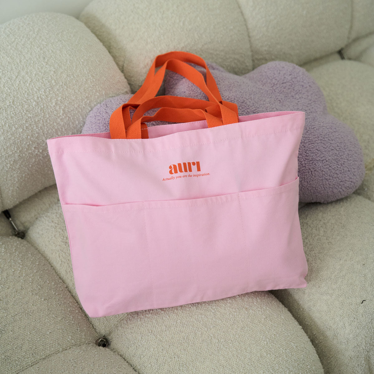 Light Pink Carry Me Tote Bag