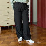 Straight-Leg Pleated Trousers