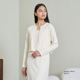 Ribbed Button-Up Cardigan