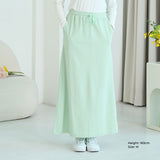 Waffle A-Line Maxi Skirt