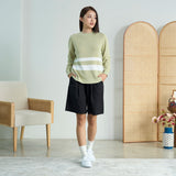 Contrast Striped Knitted Sweater