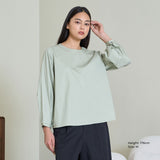 Pleated Sleeve Blouse