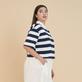 Wide Stripes Polo T-Shirt