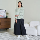 Pleated Sleeve Blouse