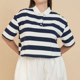 Wide Stripes Polo T-Shirt