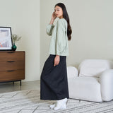 Pleated Sleeve Blouse