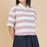 Wide Stripes Polo T-Shirt