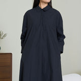 A-Line Maxi Shirt Dress