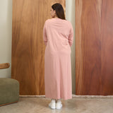 Pleated Front Maxi Dress