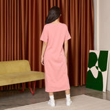 Front Tie Midi Dress