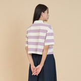 Wide Stripes Polo T-Shirt