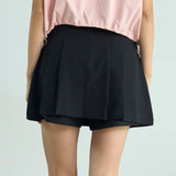 Pleated Skort