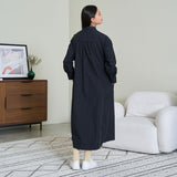 A-Line Maxi Shirt Dress