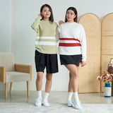 Contrast Striped Knitted Sweater