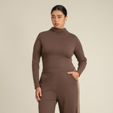 Basics Mock Neck Top