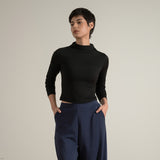 Basics Mock Neck Top