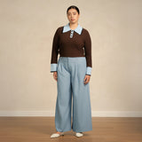 Ribbed Knit Cropped Sweater