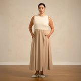 Fit & Flared Midaxi Dress