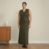 Buttoned Knit Waistcoat