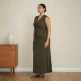 Buttoned Knit Waistcoat