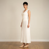 Knitted Flare Maxi Skirt