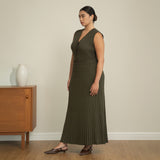 Knitted Flare Maxi Skirt