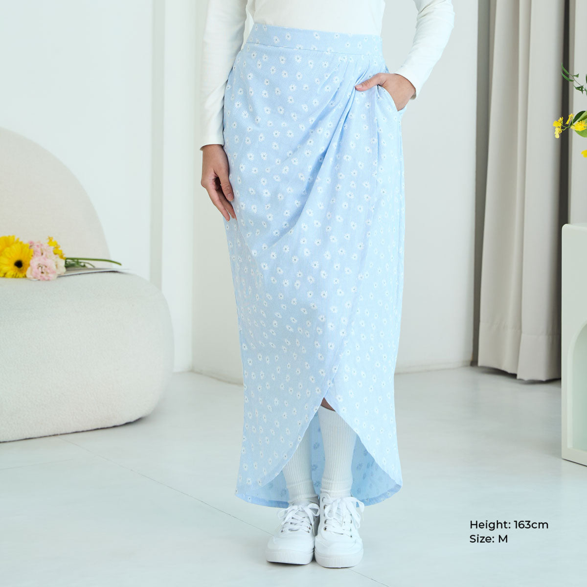 Long wrap tulip clearance skirt