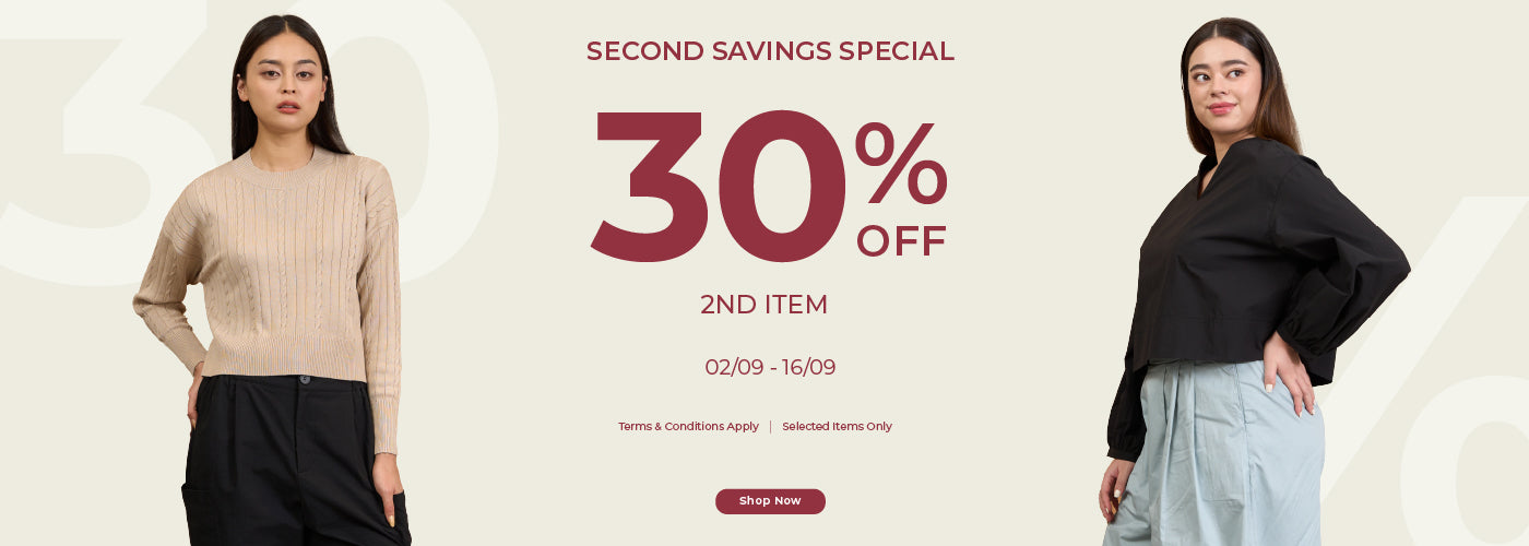 SECOND SAVINGS SPECIAL