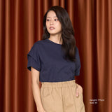 Loose-Fit Pleated Top