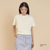 Basic Pleated T-Shirt