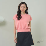 Basic Draped Knitted Top