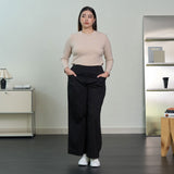 Straight-Leg Long Pants