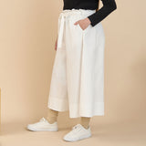 Elasticated Wide-Leg Culottes