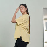 Box Pleat Short Sleeve Blouse