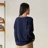 Two-Tone Knitted Sweater