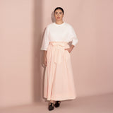 Elasticated Flare Maxi Skirt