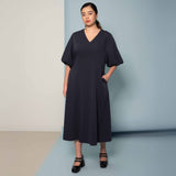 Contour Seam Midi Dress