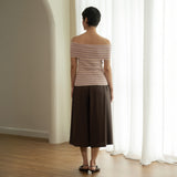 Off Shoulder Knit Top