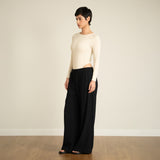 Boat Neck Long Sleeves Bodysuit