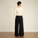 Boat Neck Long Sleeves Bodysuit