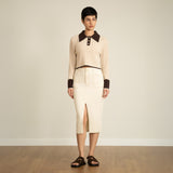 Ribbed Knit Cropped Sweater