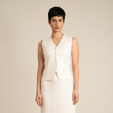Buttoned Knit Waistcoat