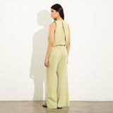 Linen Blend Palazzo Pants