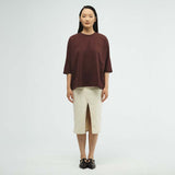 Marina Three Quater Sleeve Dolman Tee