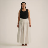 Pleated High Waist Skirt