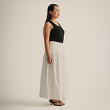 Pleated High Waist Skirt