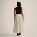 Pleated High Waist Skirt