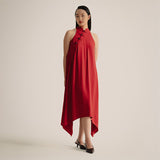 Handkerchief Hem Qi Pao Dress