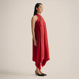 Handkerchief Hem Qi Pao Dress